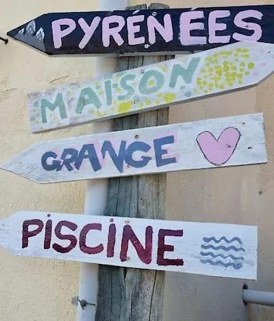 Maison Avec Grange & Piscine Vue Sur Les Pyrenees * Puymaurin