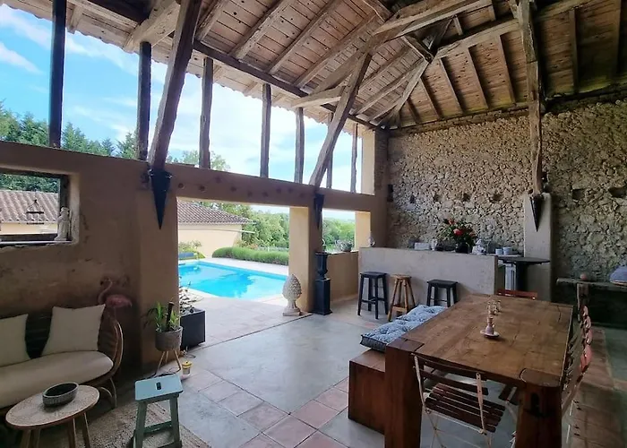 Vakantiehuis Maison Avec Grange & Piscine Vue Sur Les Pyrenees *