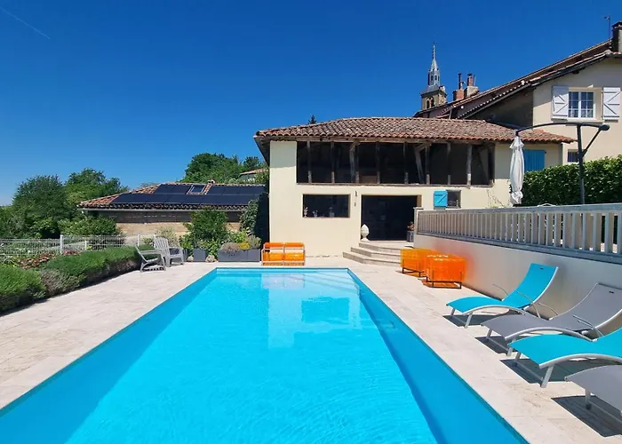 Vakantiehuis Maison Avec Grange & Piscine Vue Sur Les Pyrenees