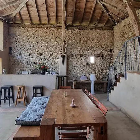 Tatil Evi Maison Avec Grange & Piscine Vue Sur Les Pyrenees